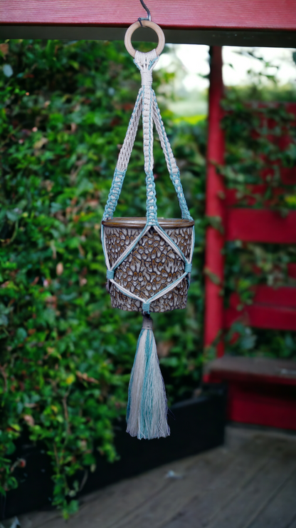 Macrame Plant Hanger - Bohemian Bliss - 35 inches